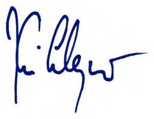 Unterschrift OB Wegner