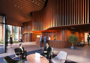 Lobby mit Rezeption