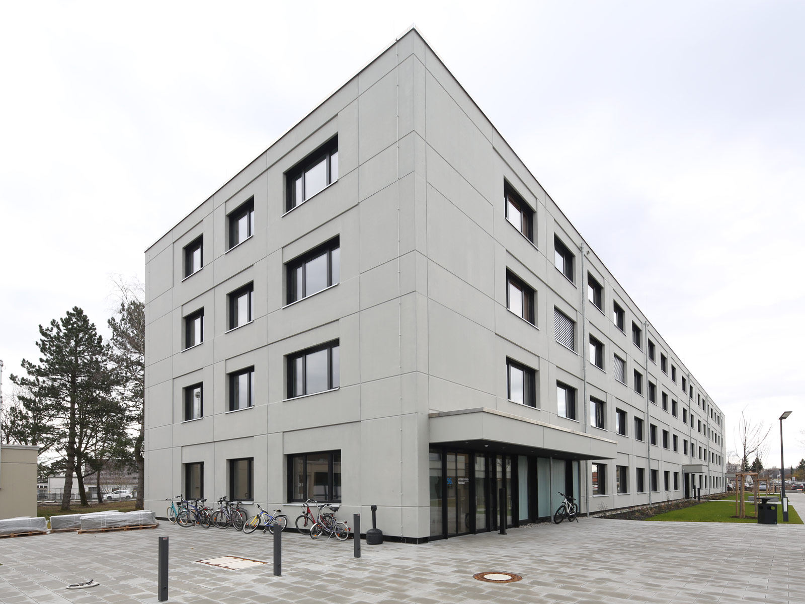 Der Neubau der Bereitschaftspolizei Königsbrunn.