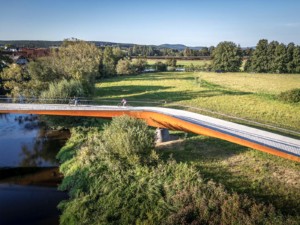 Die neue Regenbrücke ist Finalist für den Deutschen Brückenbaupreis 2025