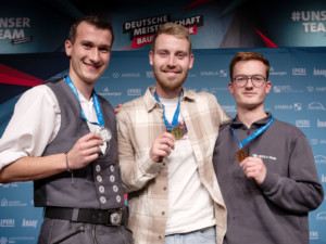 Die Sieger der Deutsche Meisterschaft Bauhandwerk 2024: Maurer