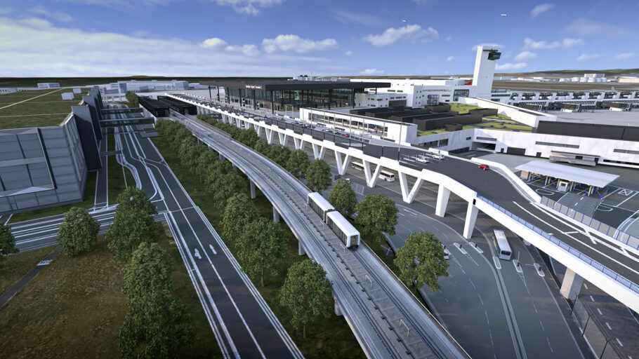 Skyline Bahn Frankfurt - Fraport Terminal 3