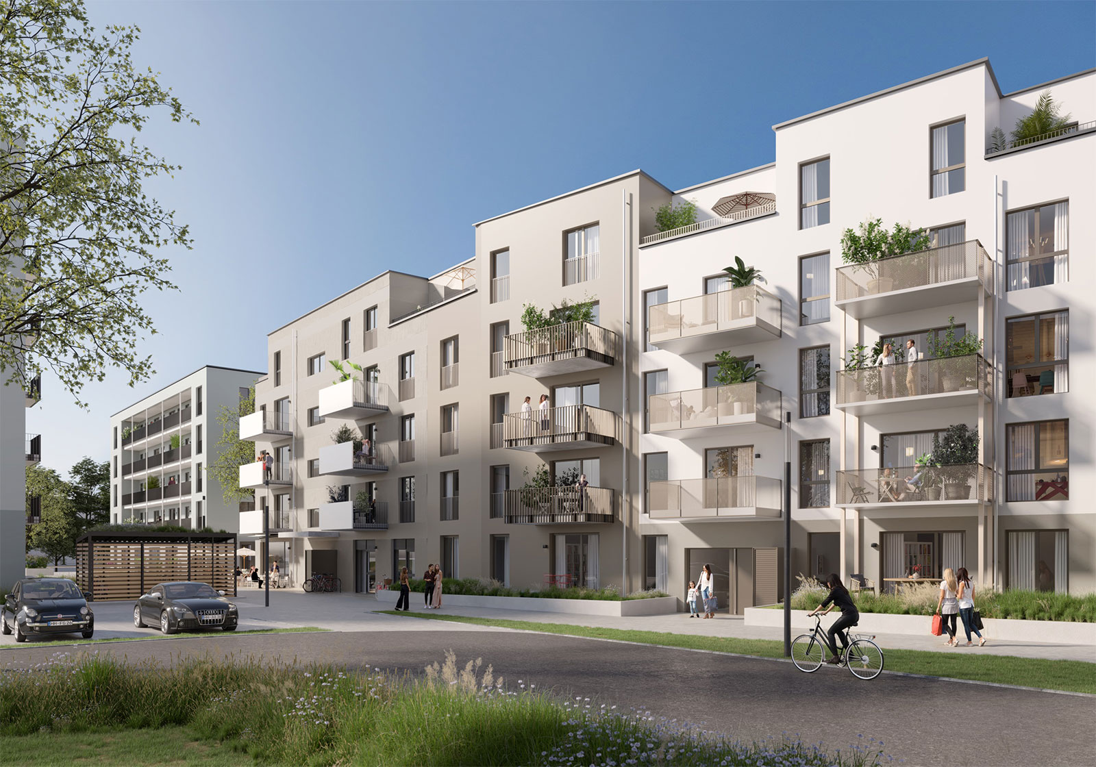 Neubau Fortuna in der ehemaligen Lagarde-Kaserne in Bamberg