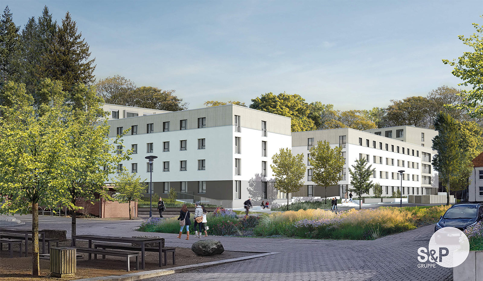 Ersatzneubau Wohnanlage Golm 2 auf dem Campus der Universität Potsdam