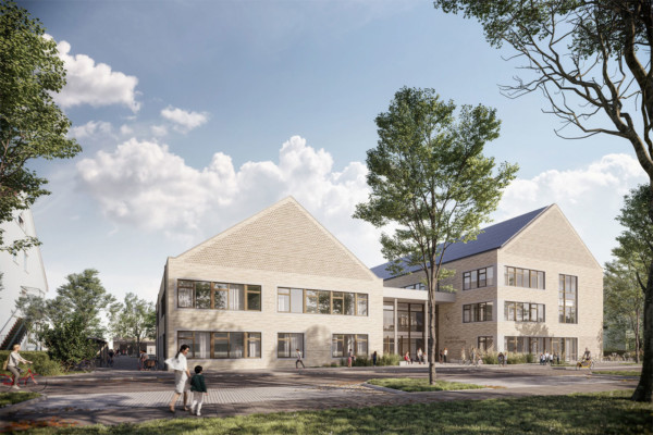 Neubau Grundschule am Alten Postweg mit Turnhalle, KiTa und Außenanlagen