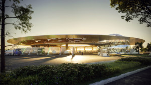 Visualisierung des Infener Hubs in Neumünster. 50 MW für grünen Wasserstoff.