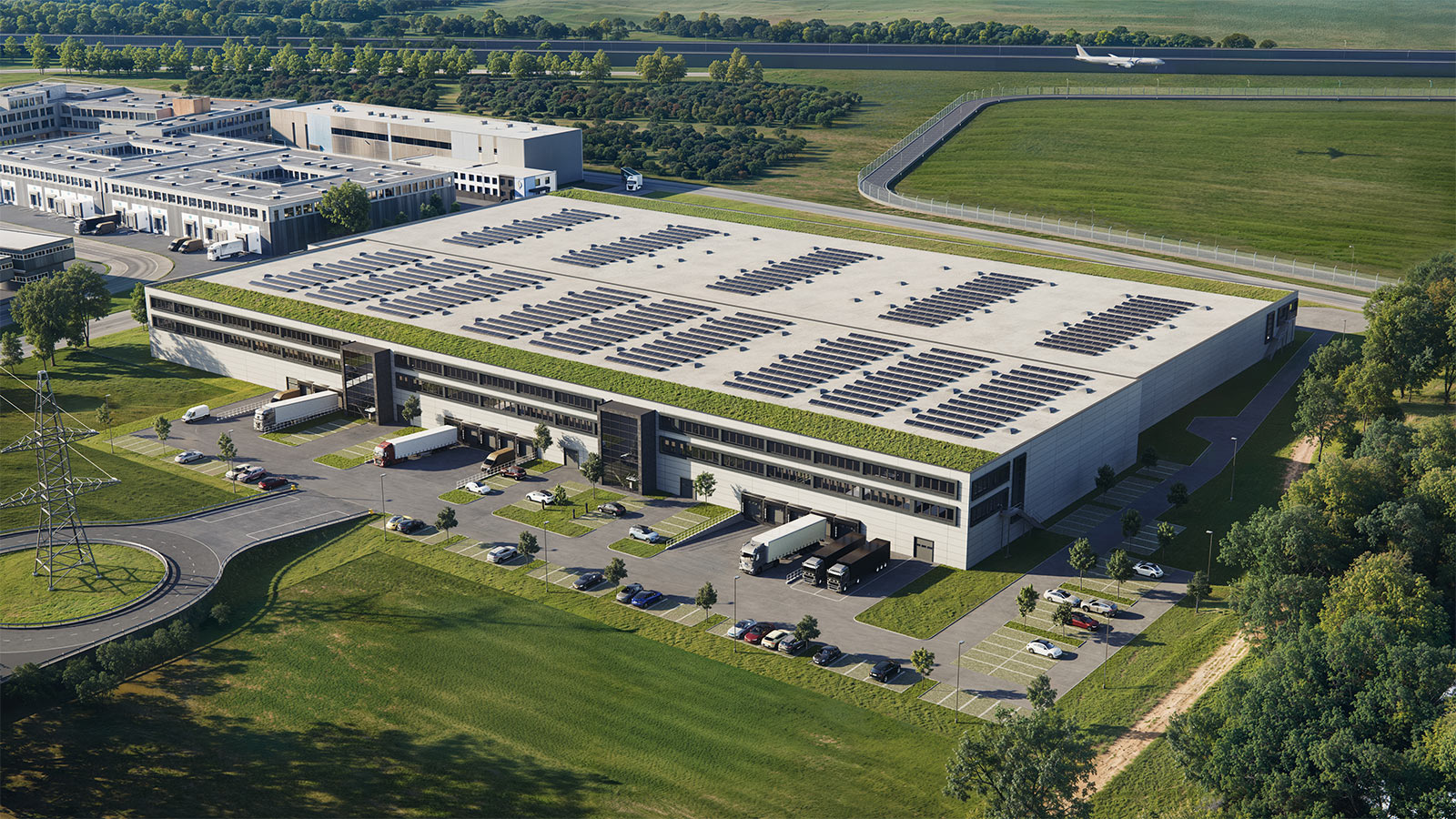 Luftaufnahme: LogiSpace Kelsterbach