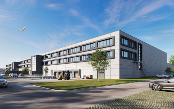 Visualisierung des LogiSpace in Kelsterbach Taubengrund