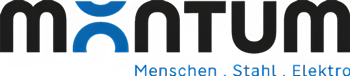 Logo Montum "Menschen. Stahl. Elektro"