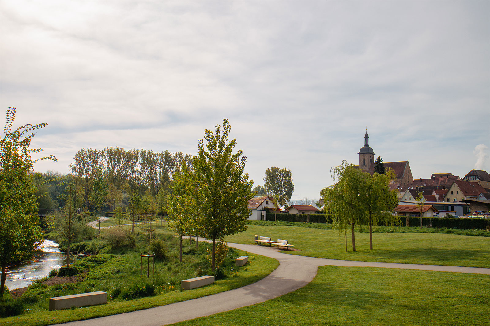 Ein von Luz Landschaftsarchitektur gestalteter Park