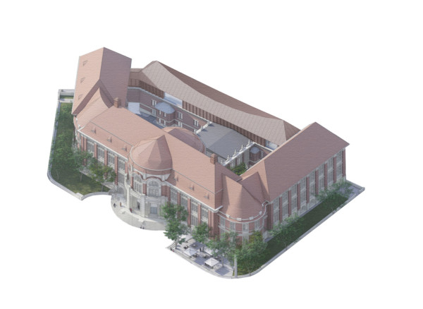 Visualisierung des Museums am Rothenbau (MARKK) in Hamburg