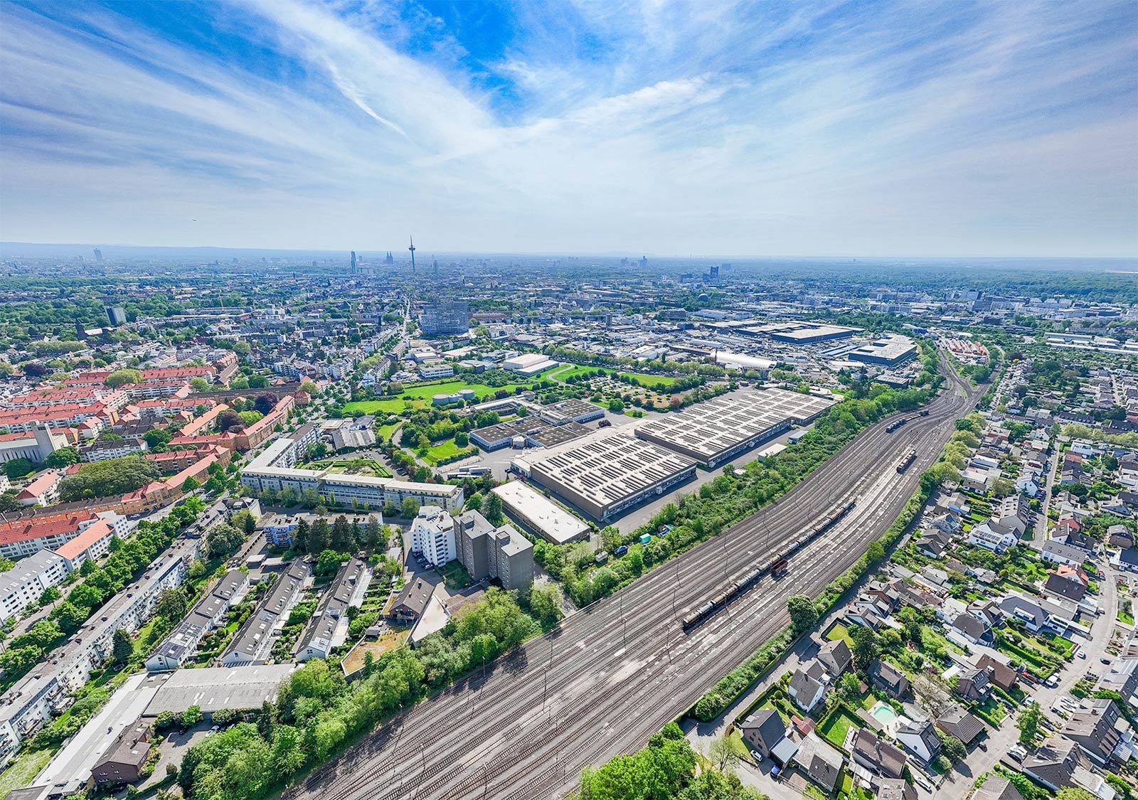 Hier soll das neue Quartier in Köln-Bickendorf auf dem Coty Gelände entstehen