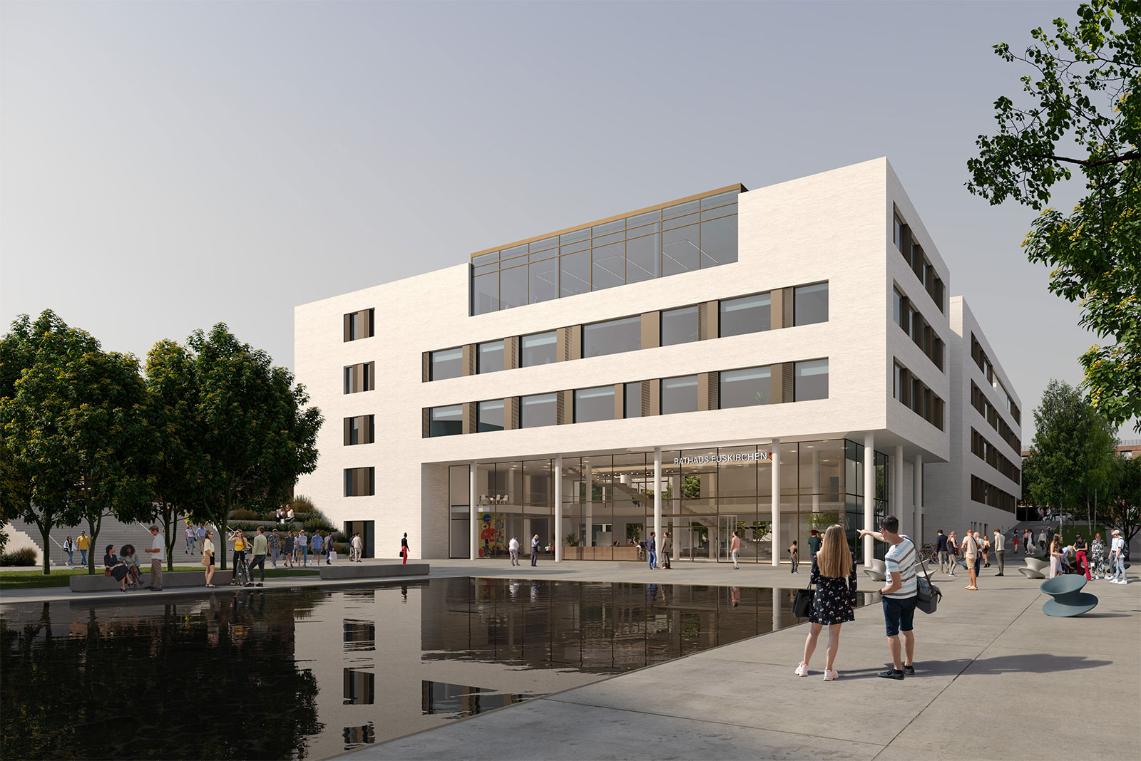 Außenvisualisierung Neubau Rathaus Euskirchen
