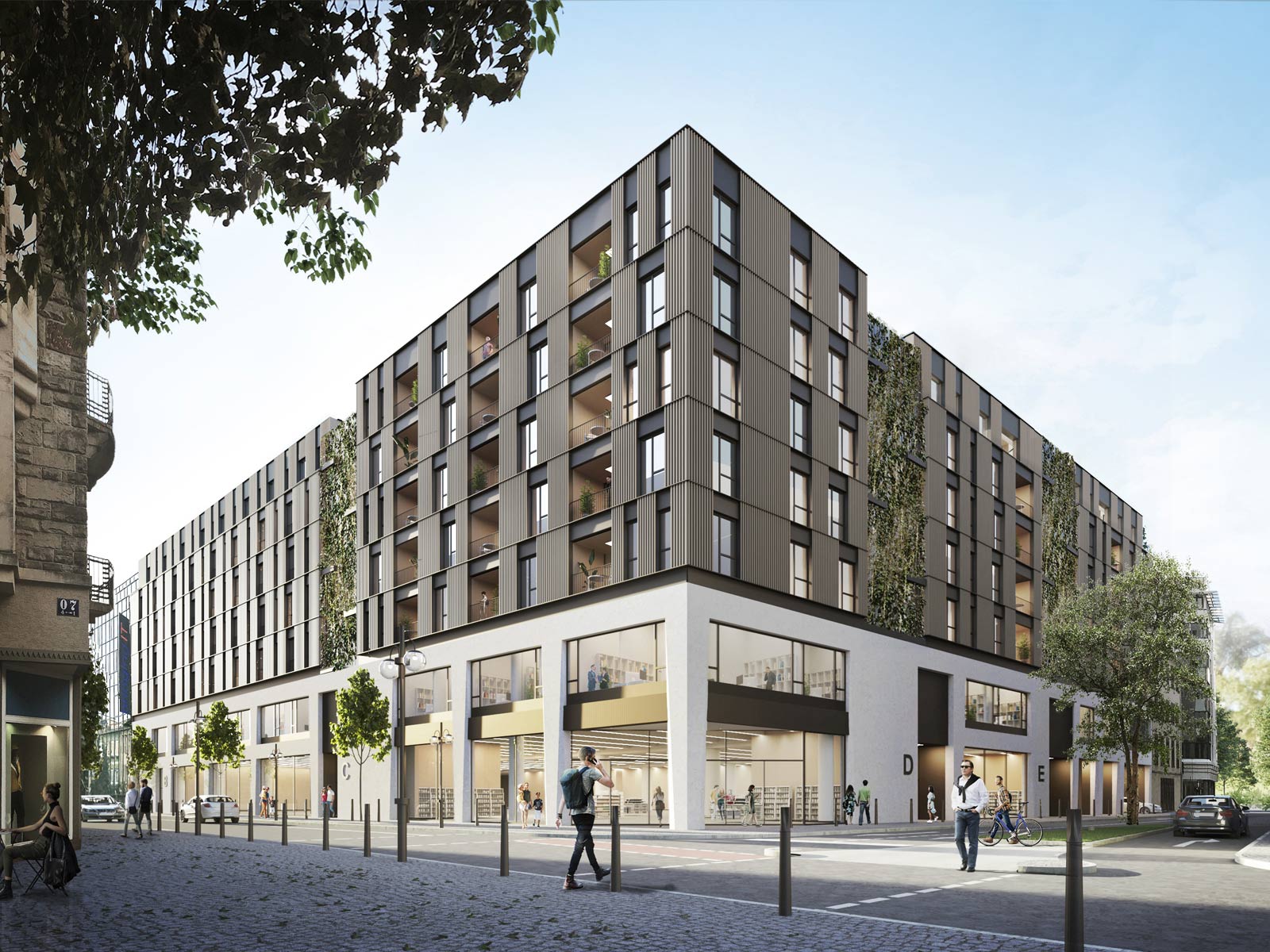 Visualisierung des new7 in Mannheim.