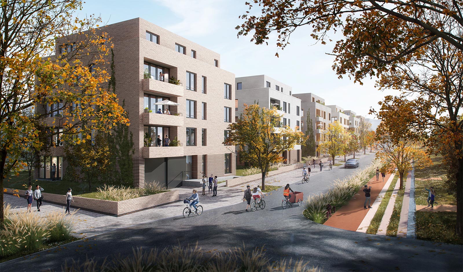 Visualisierung: 5 Gebäude im Ostpark, Quartier Feldmark in Bochum