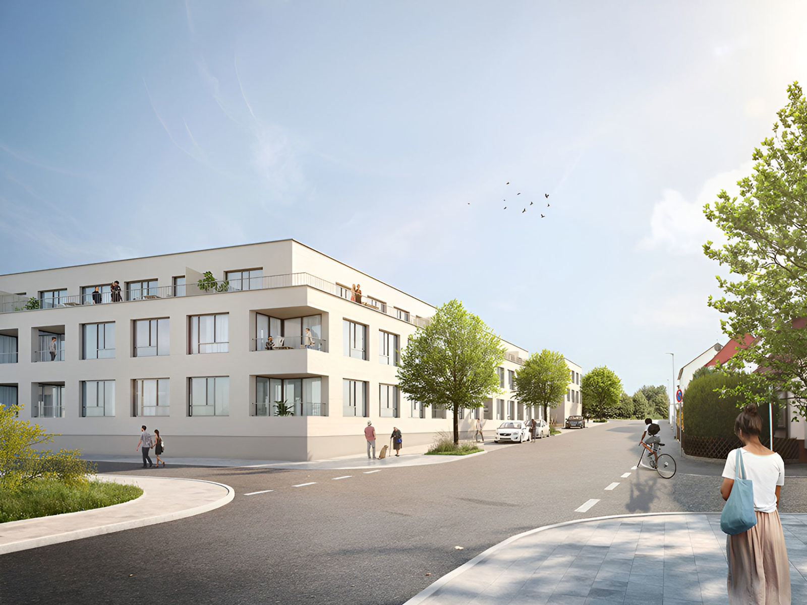 Visualisierung des Penta-Quartiers in Reutlingen.