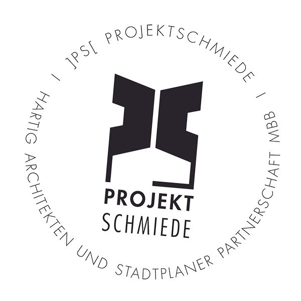 Logo des Architekturbüros PROJEKTSCHMIEDE HARTIG ARCHITEKTEN UND STADTPLANER PARTNERSCHAFT MBB