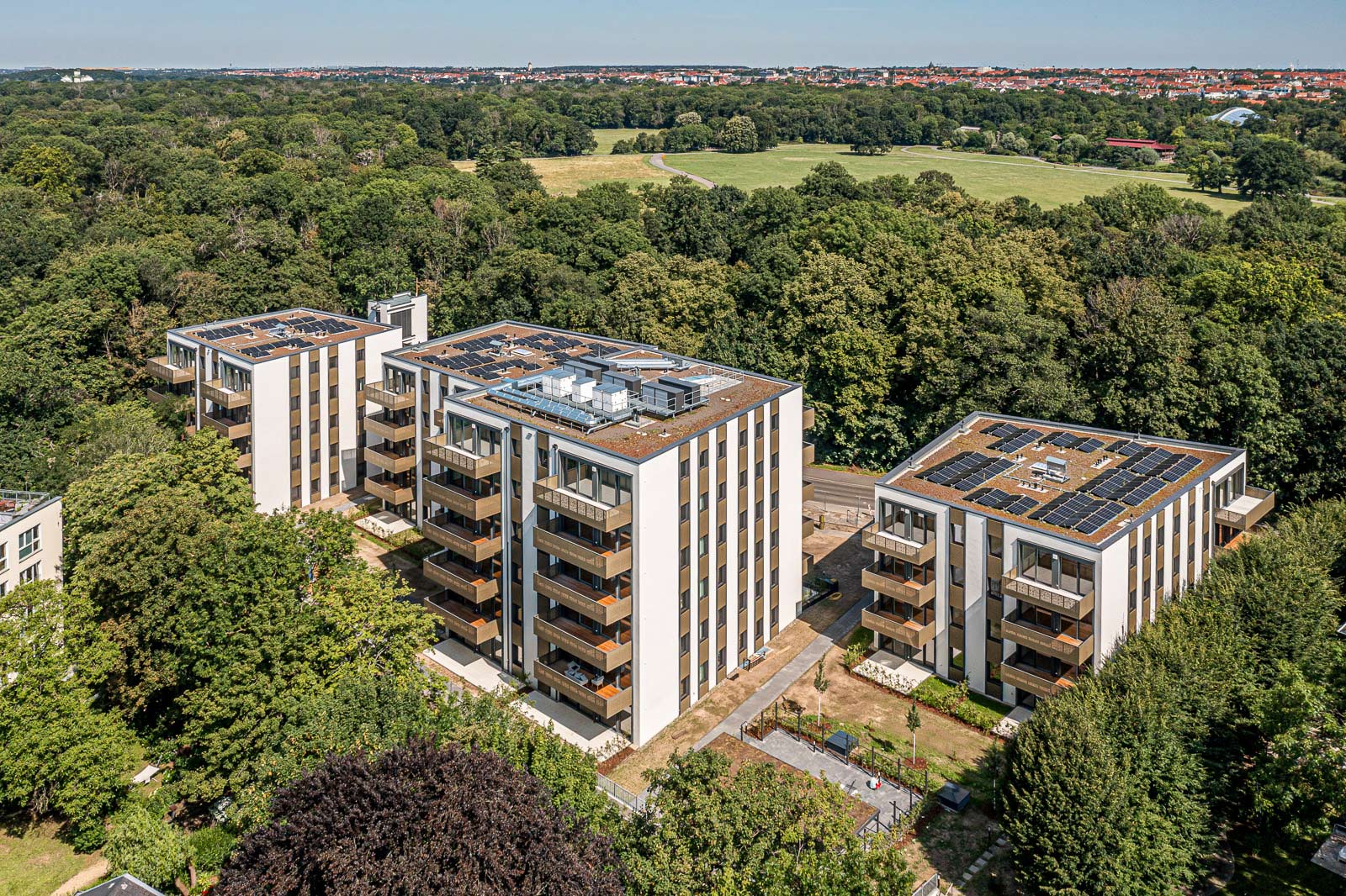Luftansicht des PURA in leipzig