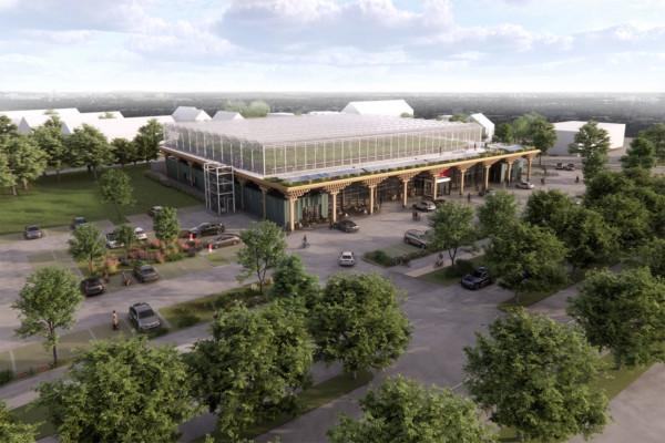 Visualisierung des REWE Green Farming in Berlin