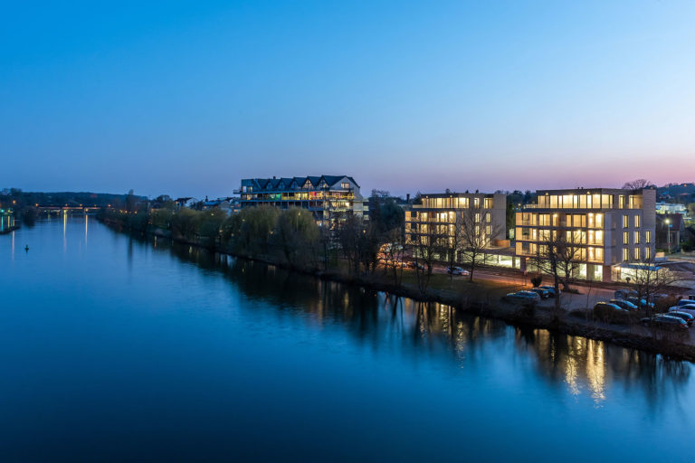Ausblick auf das Bauprojekt "Schöner Wohnen am Main" in Kitzingen