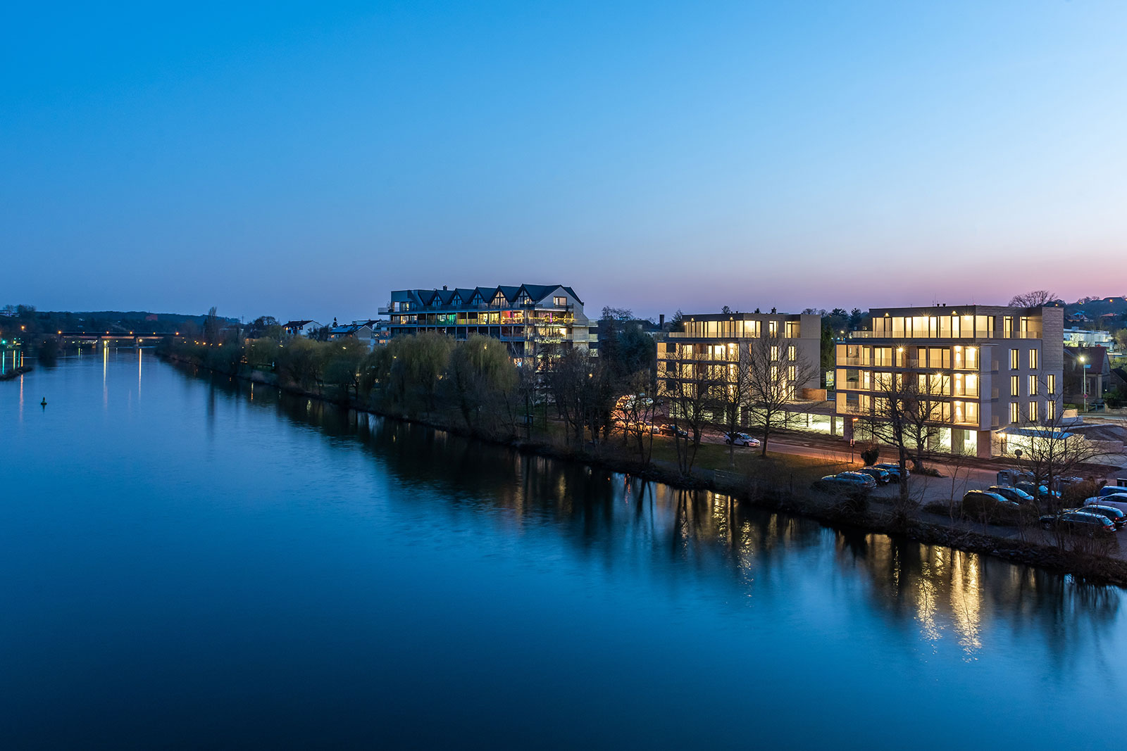 Ausblick auf das Bauprojekt "Schöner Wohnen am Main" in Kitzingen