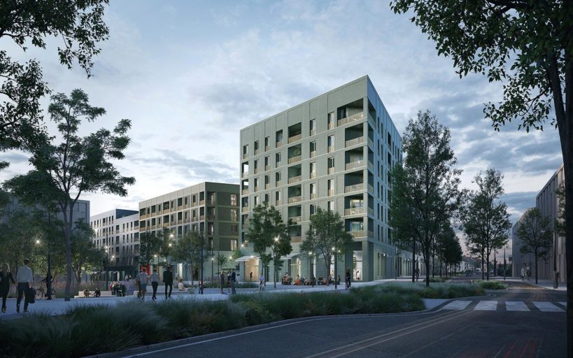 Visualisierung des Projekts Königskinder im Quartier Spinelli Mannheim