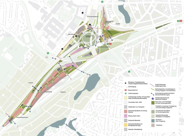 Übersicht Lageplan Stadteingang West in Berlin