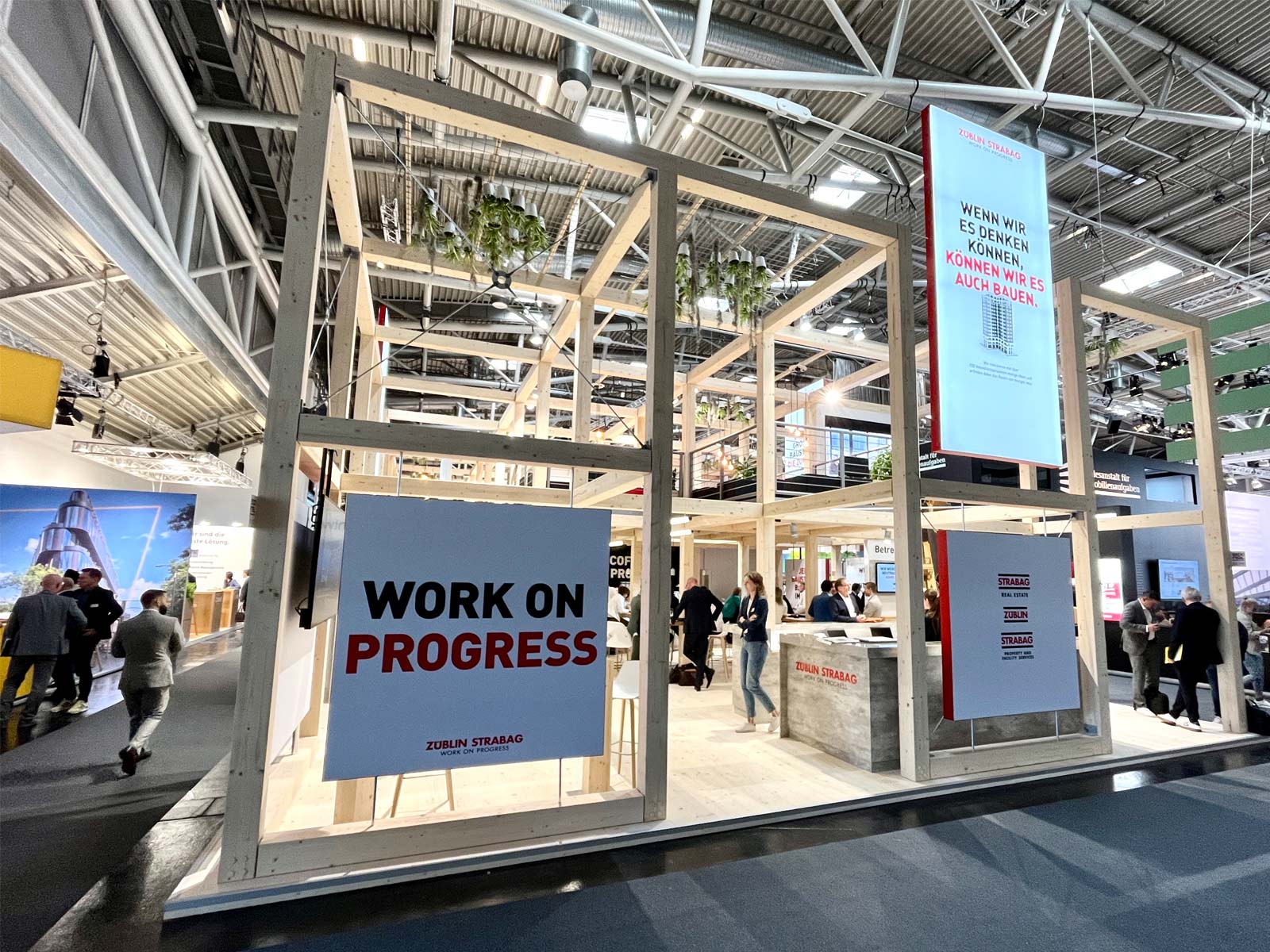 Messestand der STRABAG AG auf der EXPO REAL 2023.