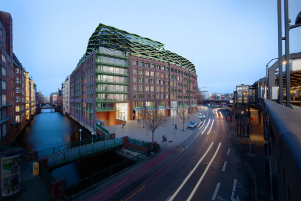 Außenvisualisierung Überseehaus Hamburg