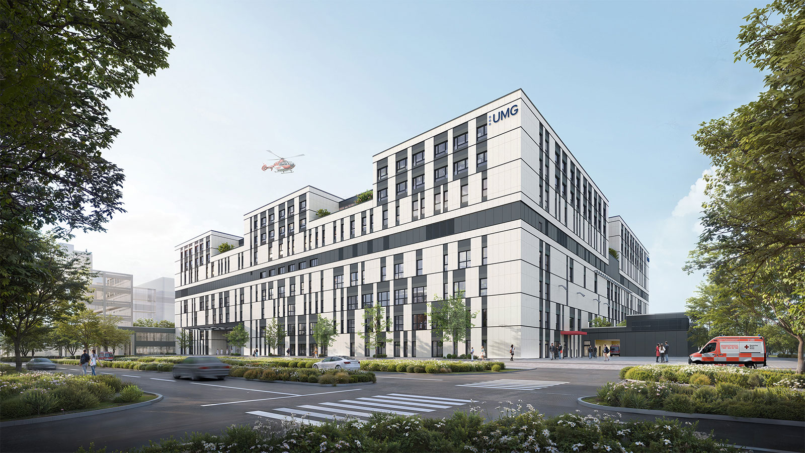 Universitätsmedizin Göttingen: Neubau NIKO – Notaufnahme, Intensivmedizin, Krankenpflege & Operationszentrum