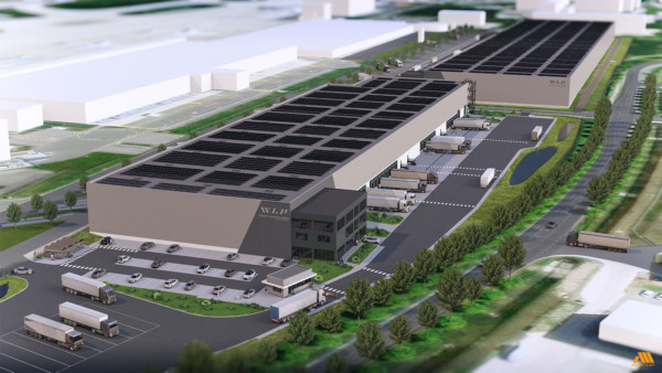 Weerts Logistikzentrum in Schkeuditz bei Leipzig