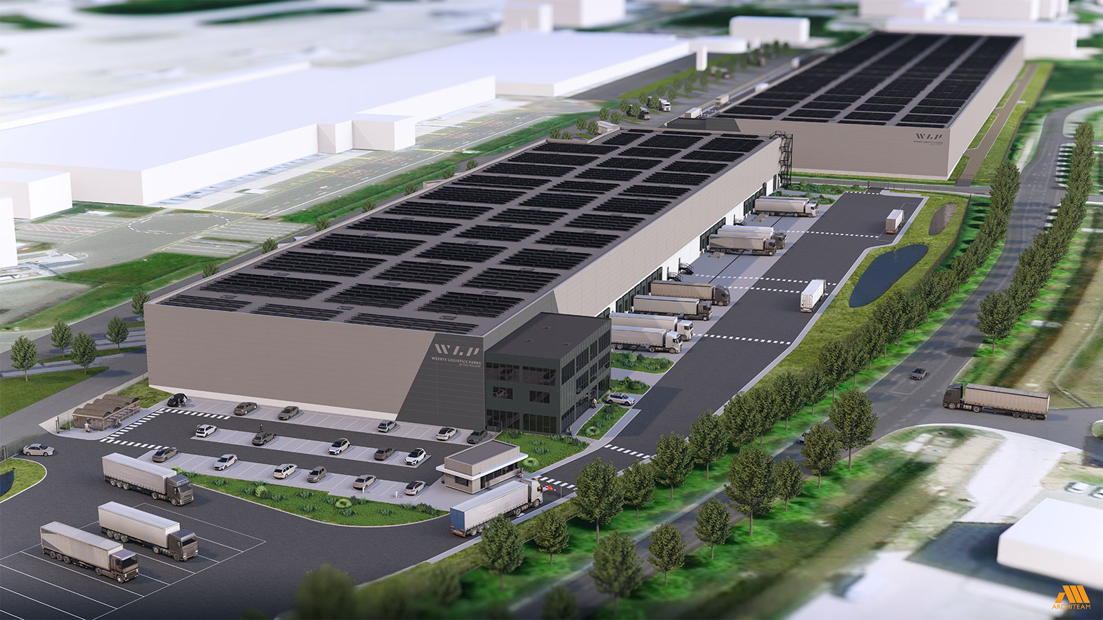 Weerts Logistikzentrum in Schkeuditz bei Leipzig